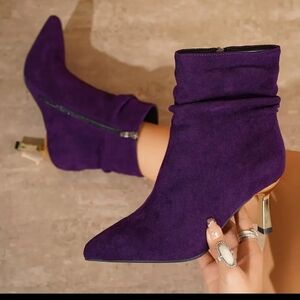 ⭐️NWT PURPLE BOOTS SIZE 10